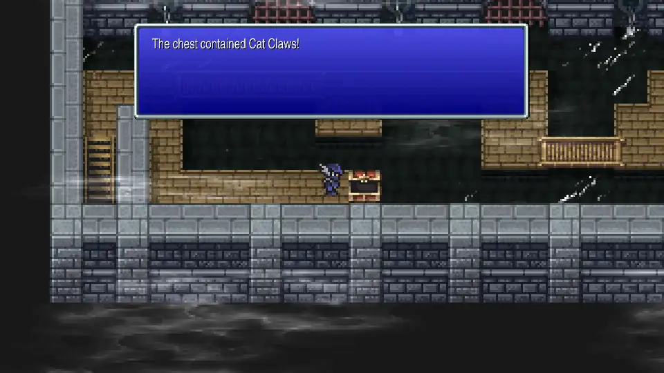 The Cat Claws chest on Sewers B2