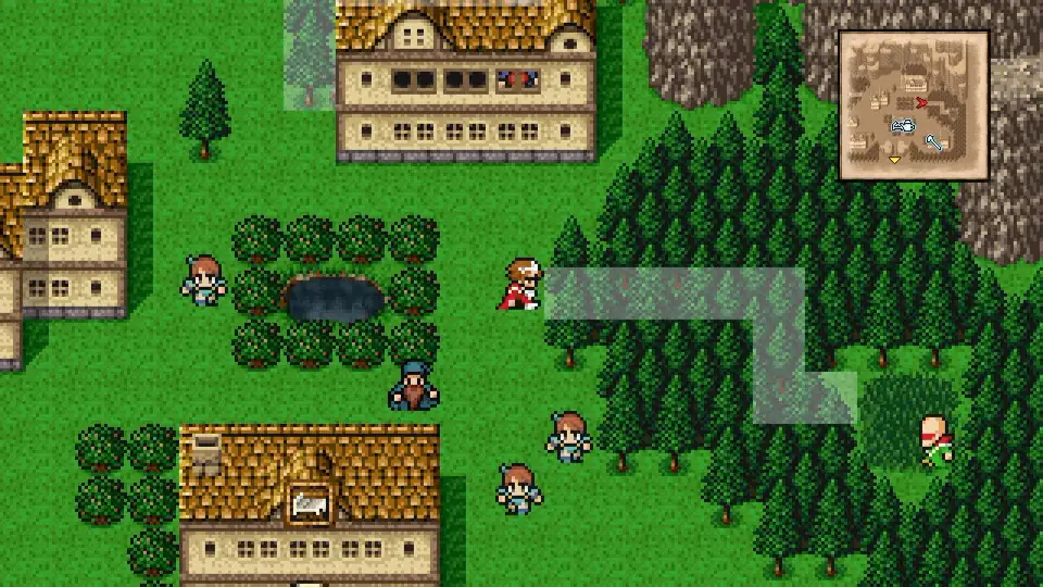 Hidden path west of town leads to the final item.