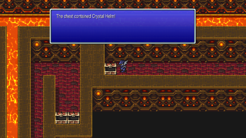 Crystal Helm - Ancients' Maze 4-way fork west (313/367)