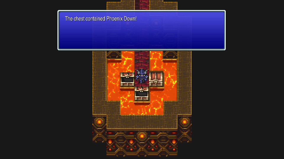 Phoenix Down - Ancients' Maze south of 4-way fork (315/367)