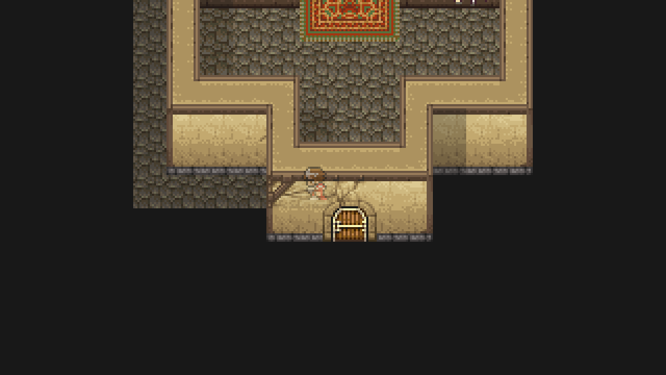 The hidden passage behind the Gysahl item shop counter