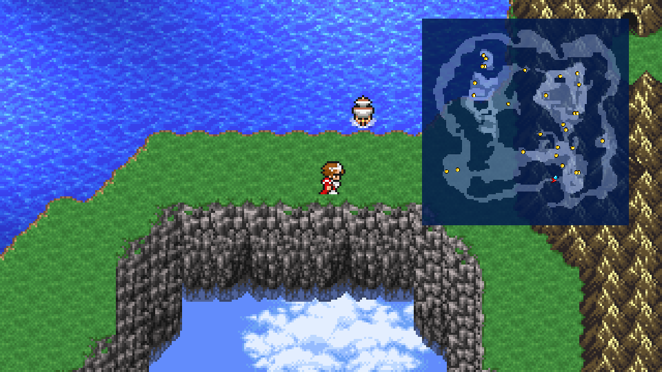 The southern rim of the Floating Continent where Parademon, Lynx, and Hornet spawn