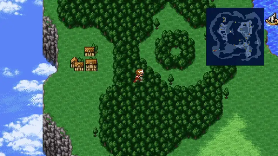 Flying from Village of the Ancients to Gysahl