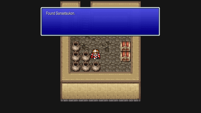 Sansetsukon hidden item in pot behind fireplace in Tokkul