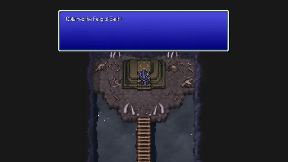 The Fang of Earth recovered after the Hecatoncheir fight