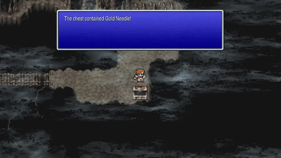 Gold Needle chest on Subterranean Lake B1