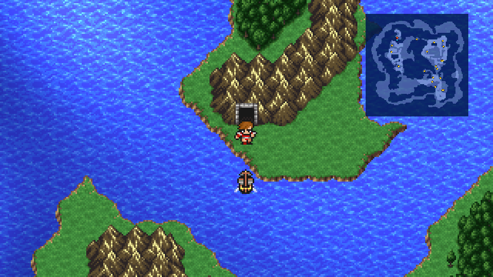 Entrance to the Dwarven Hollows on the northern island