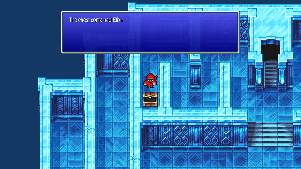 Elixir - Crystal Tower 3F hidden, left of stairs (356/367)