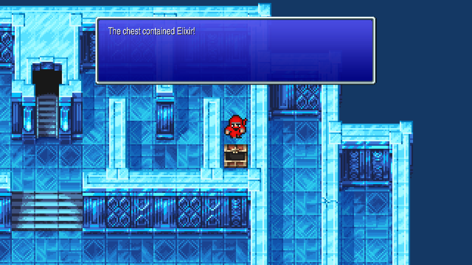 Elixir - Crystal Tower 3F hidden, right of stairs (357/367)