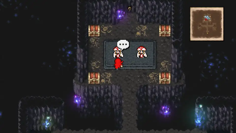 The two Sage shops in Eureka's final room selling Lv 8 magic and summons