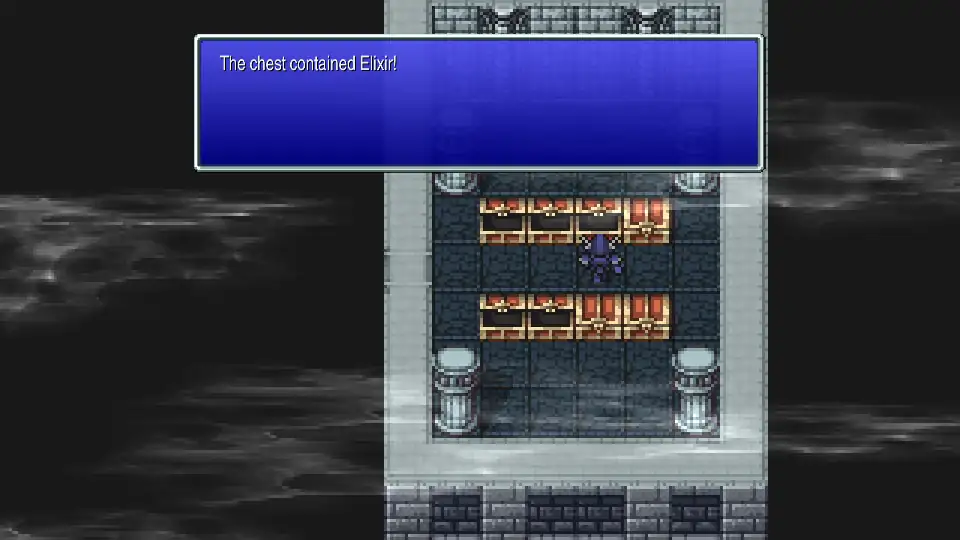 Elixir - Saronia Catacombs B4 trap chest, Ouroboros guard (271/367)