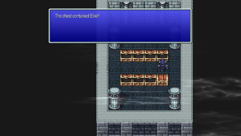 Elixir - Saronia Catacombs B4 trap chest, Ouroboros guard (273/367)