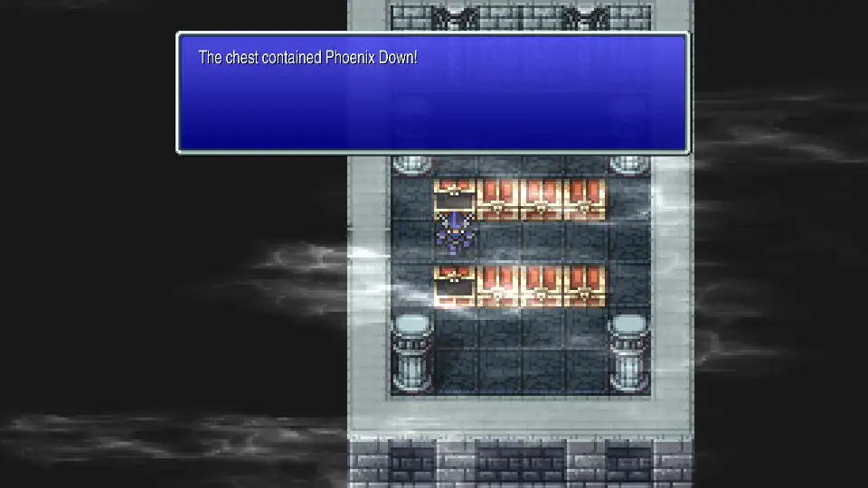Phoenix Down - Saronia Catacombs B4 trap chest, Cenchos guard (268/367)