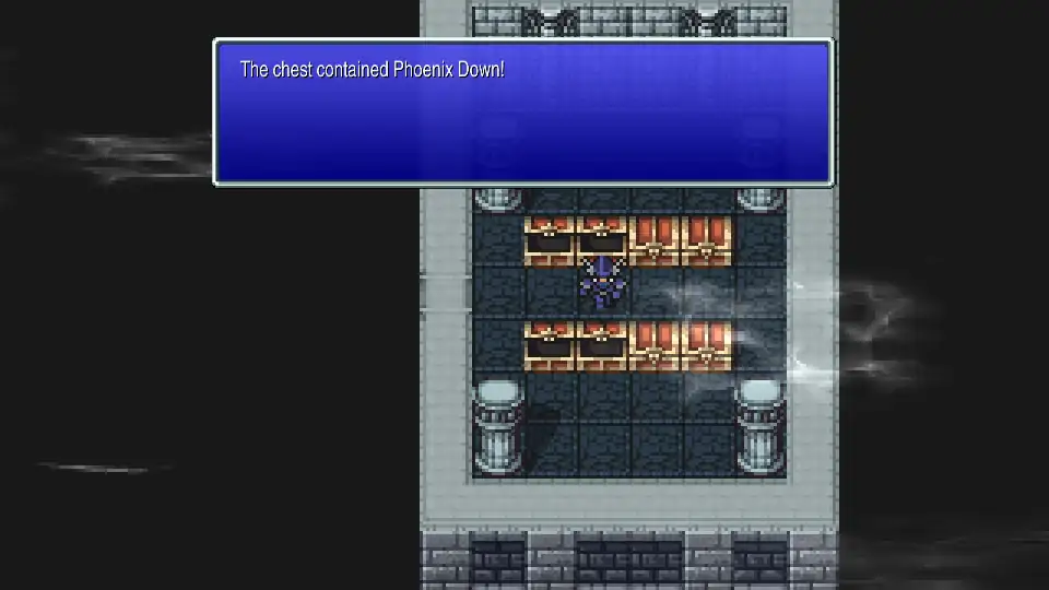 Phoenix Down - Saronia Catacombs B4 trap chest, Cenchos guard (270/367)