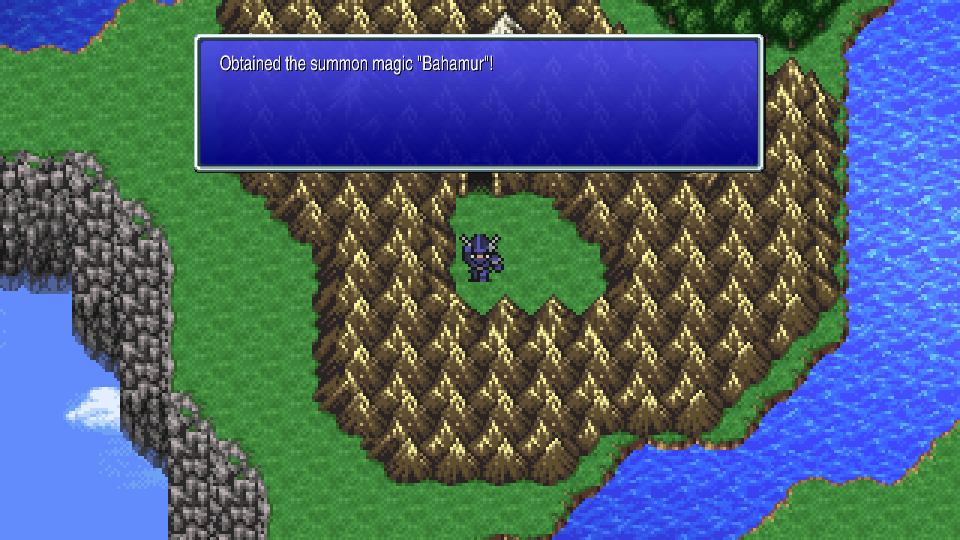 The Bahamur summon spell awarded after the Bahamut fight