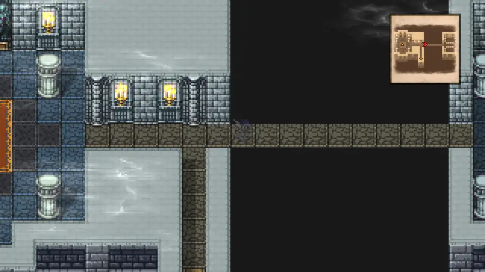 The hidden east passage on B4 leads to the trap chests.
