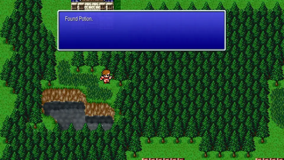 Hidden Potion along the south tree path in Ur