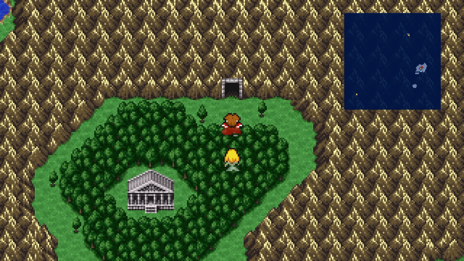 Entrance to the Cave of Tides behind the Temple of Water