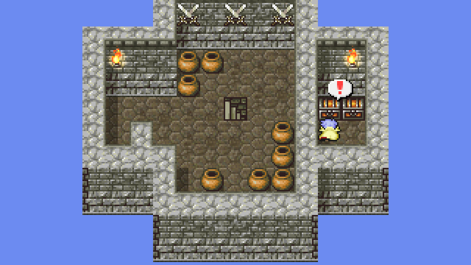 Mute Arrow - Eblan West Tower 2F, secret passage south (112/342)