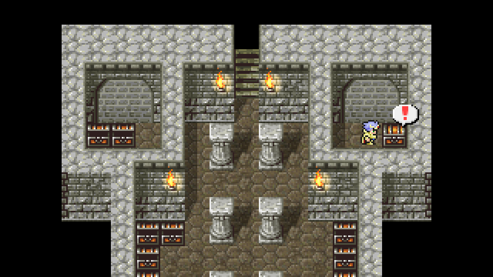 Hi-Potion - Eblan Castle 1F, secret passage east (115/342)