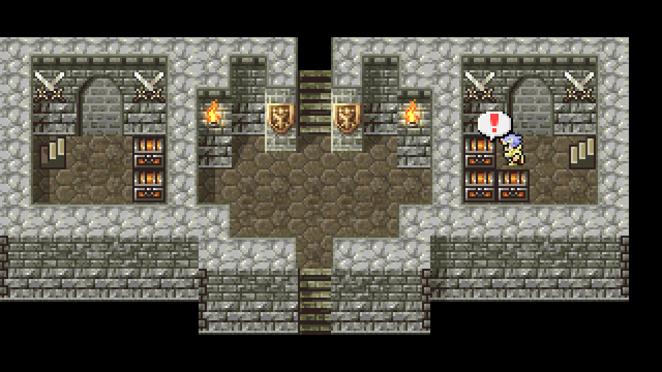 Gold Needle - Eblan Throne Room, right passage (118/342)