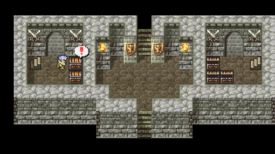 Unicorn Horn - Eblan Throne Room, left passage (116/342)