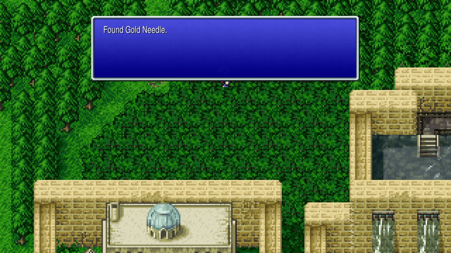 Hidden Gold Needle on the secret tree path northeast of Town of Baron