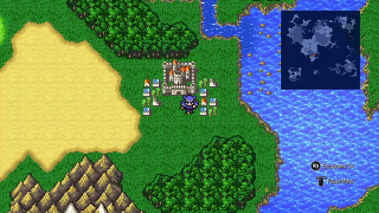 Town of Baron to Chocobo Forest, with the Gysahl Greens pickup