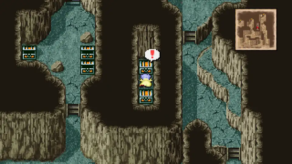 Elixir - Path to Babel, secret passage east of the lower area (202/342)