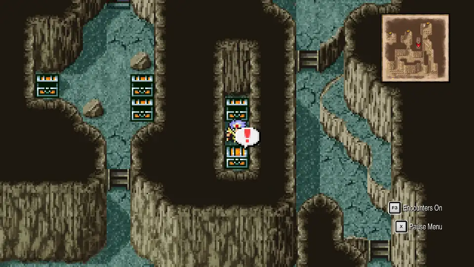 Elixir - Path to Babel, secret passage east of the lower area (203/342)