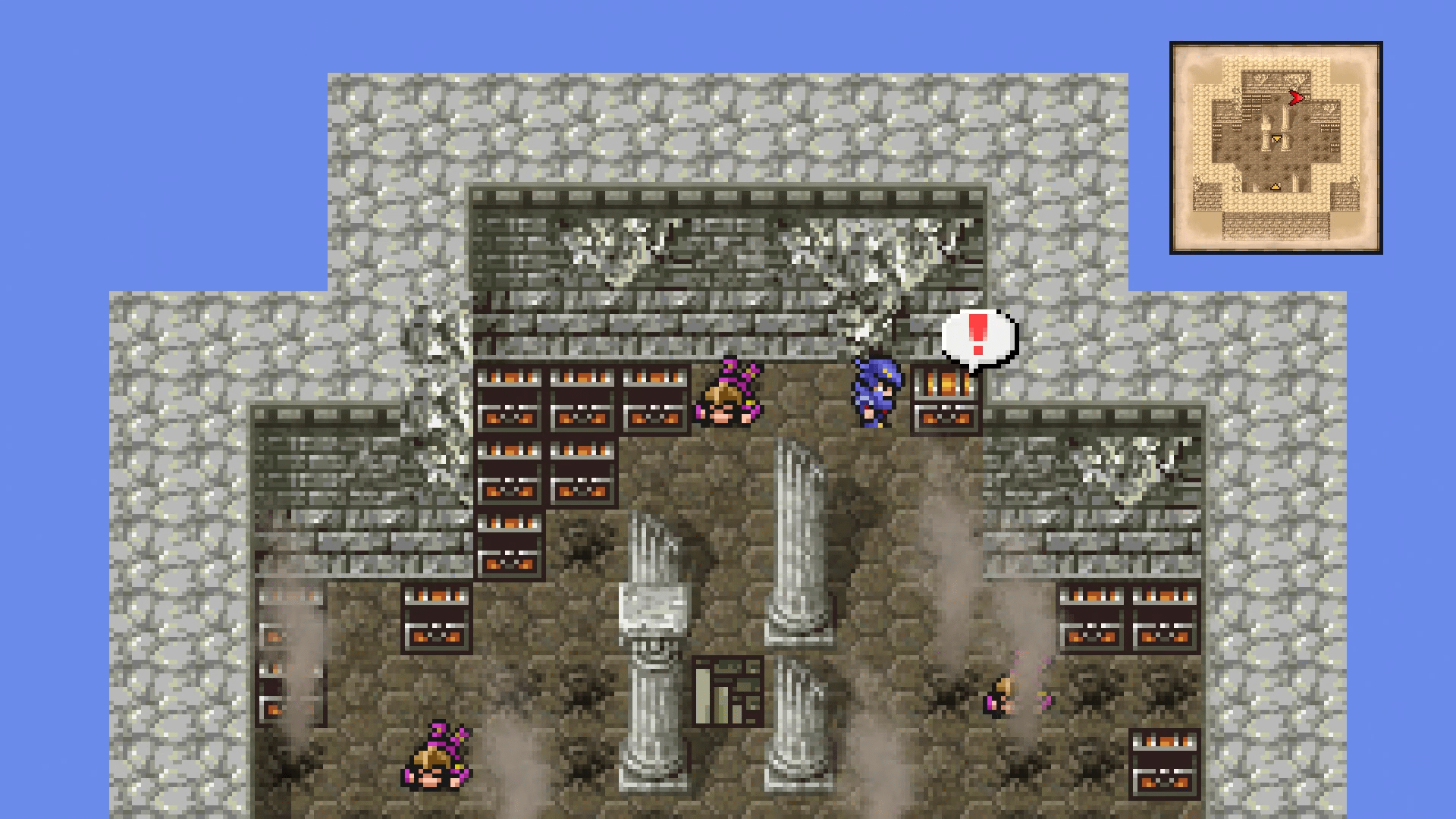 Tent chest on 2F northeast corner of Damcyan Castle