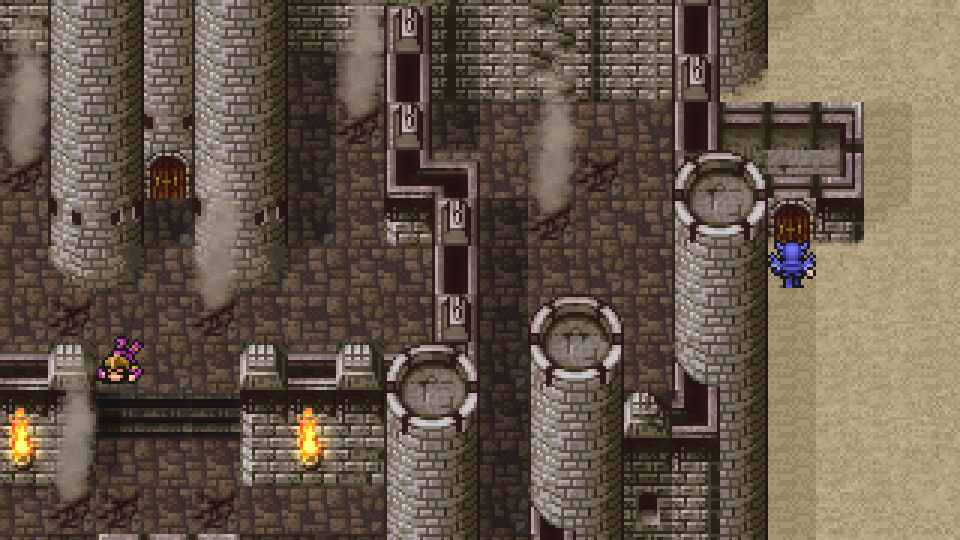 The jail entrance on the east side of Damcyan Castle