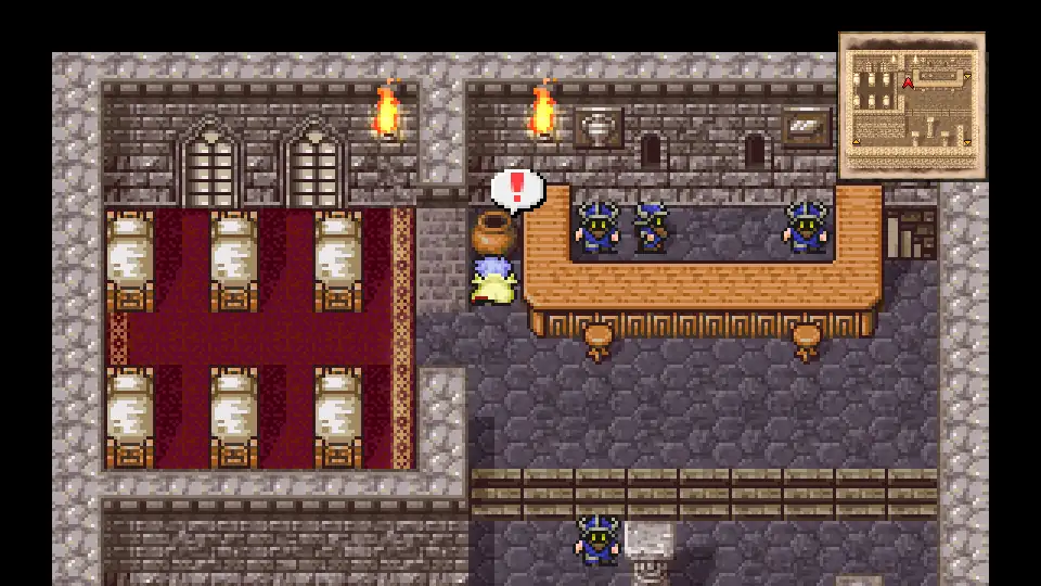 5,000 Gil hidden in the Inn pot at Dwarven Castle