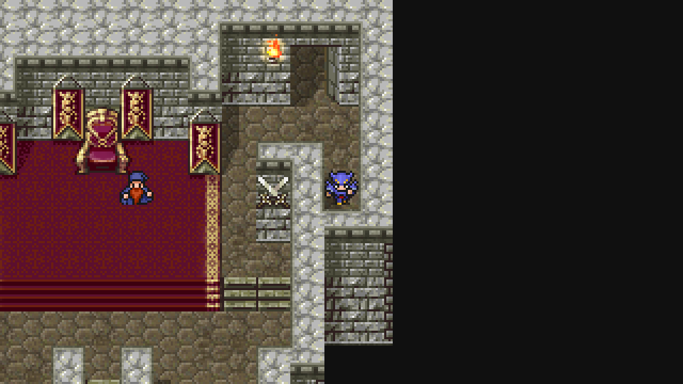 Step on the floor switch to open the secret passage.