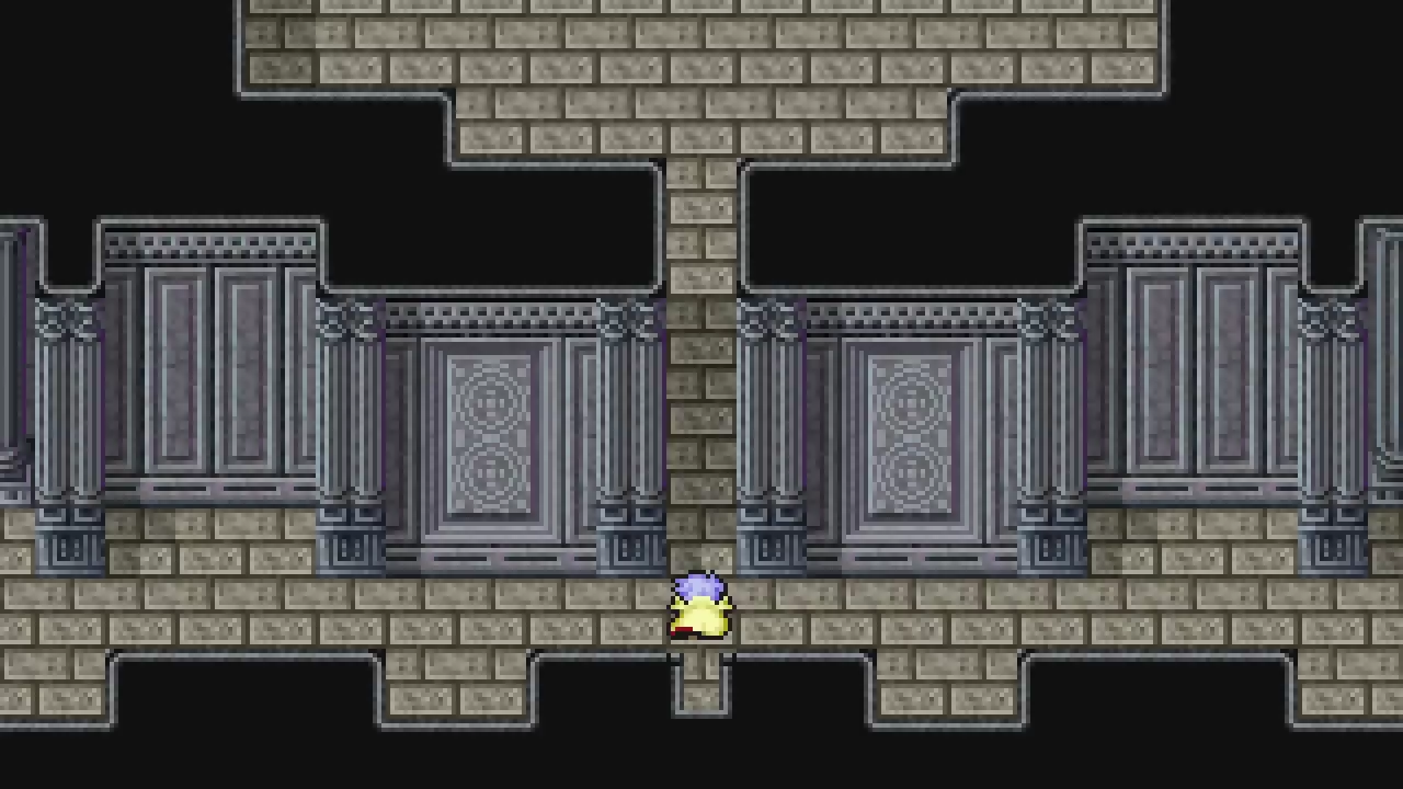 Crystal Palace to the warp pad that drops into the Lunar Subterrane