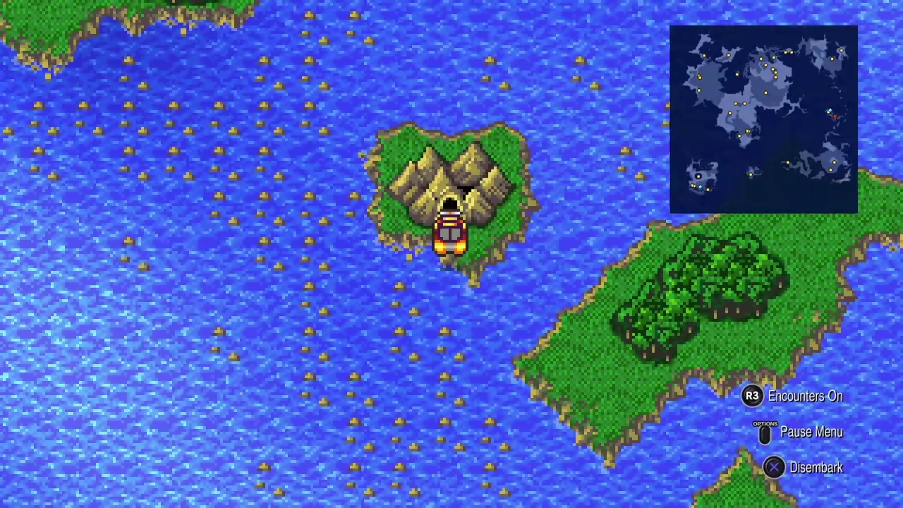 Adamant Grotto to Fabul Castle