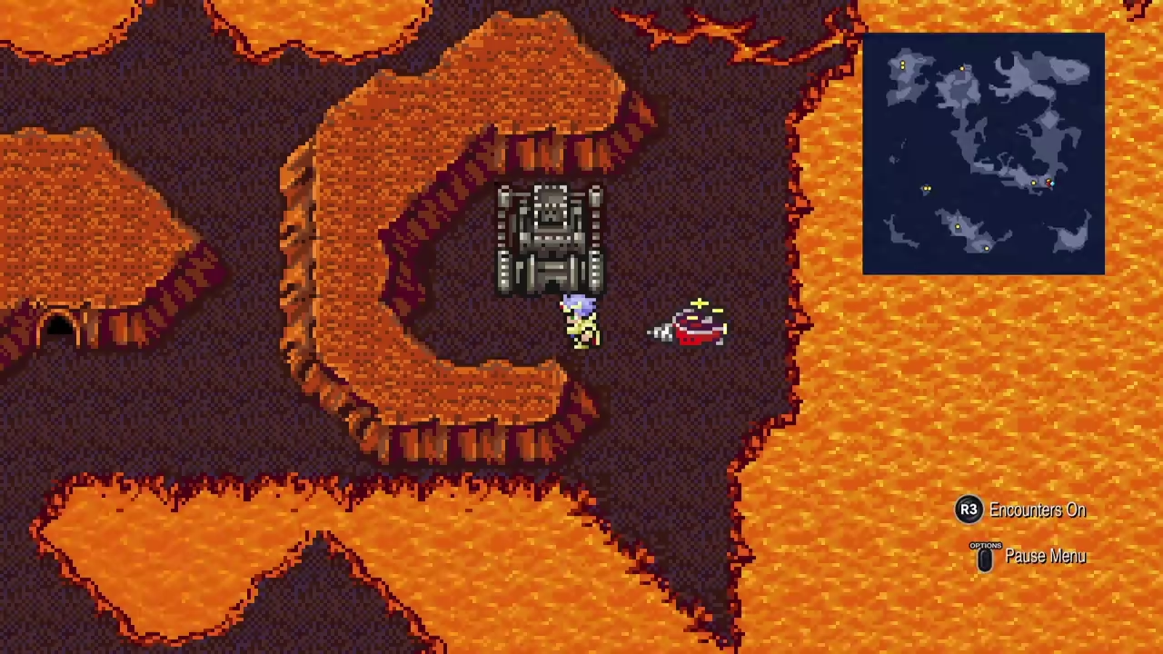 Airship to the crater