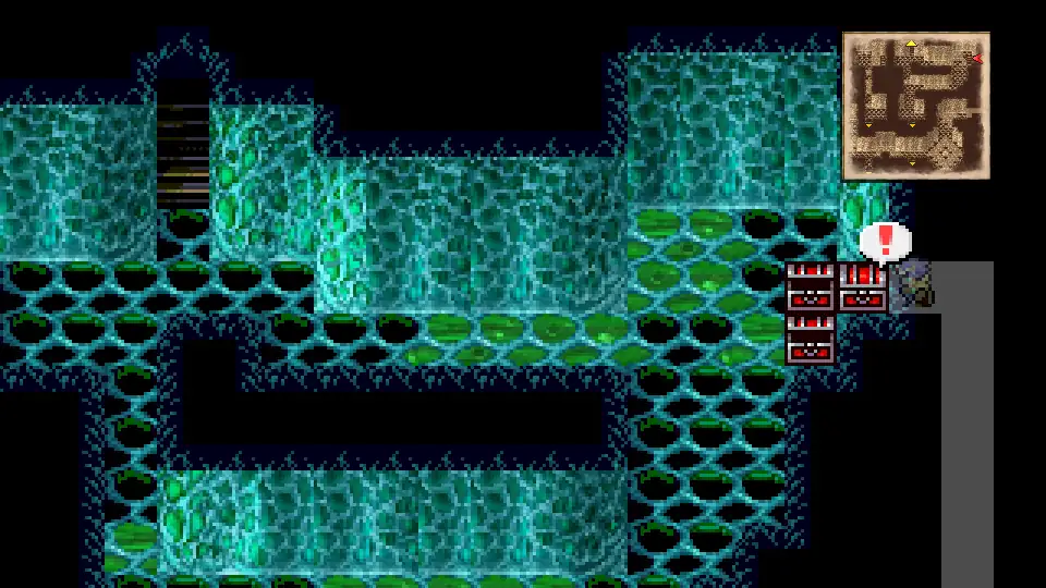 Elven Bow - Sylvan Cave B1 northeast, secret passage (265/342)