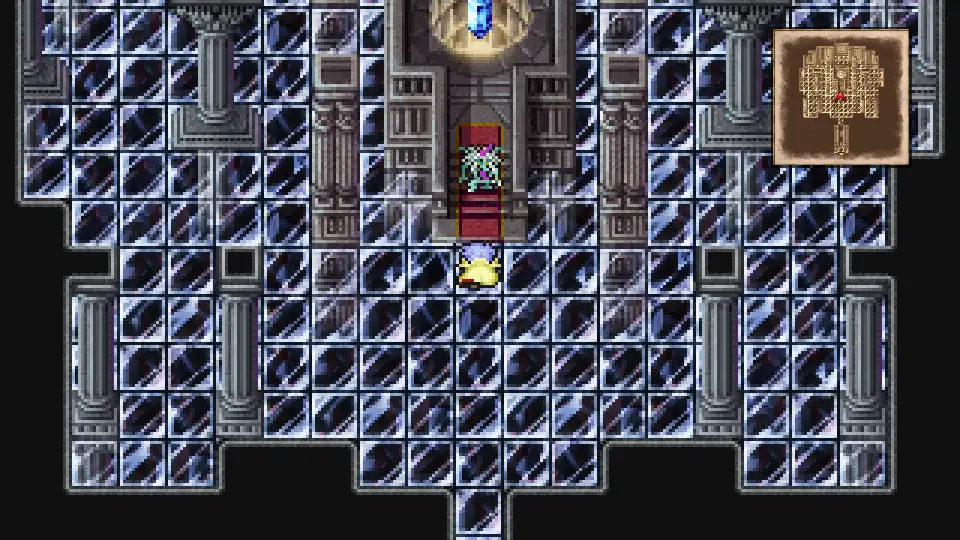 The Dark Elf in the Magnetic Cavern Crystal Room