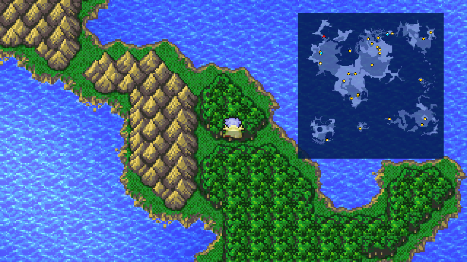 Chocobo Village, north of Troia. Home of the Black Chocobo.