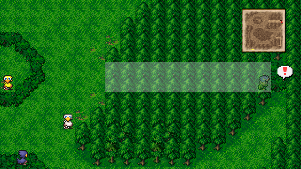 Gysahl Greens - Chocobo Village, secret passage far right (39/54)