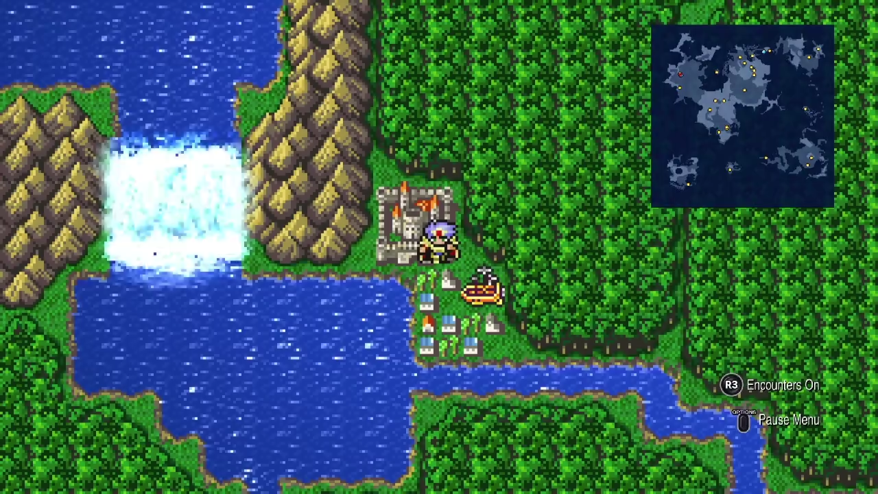 Troia Castle to Chocobo Village to Magnetic Cavern