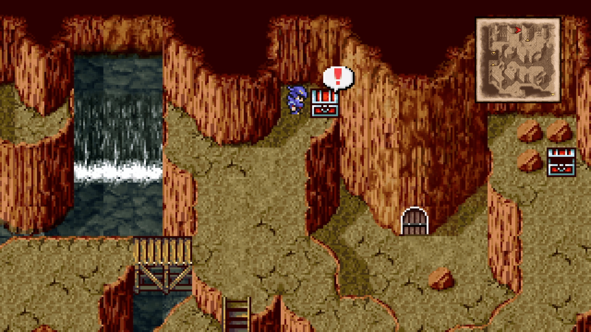 Ice Rod chest in the Underground Waterway B2 east upper area