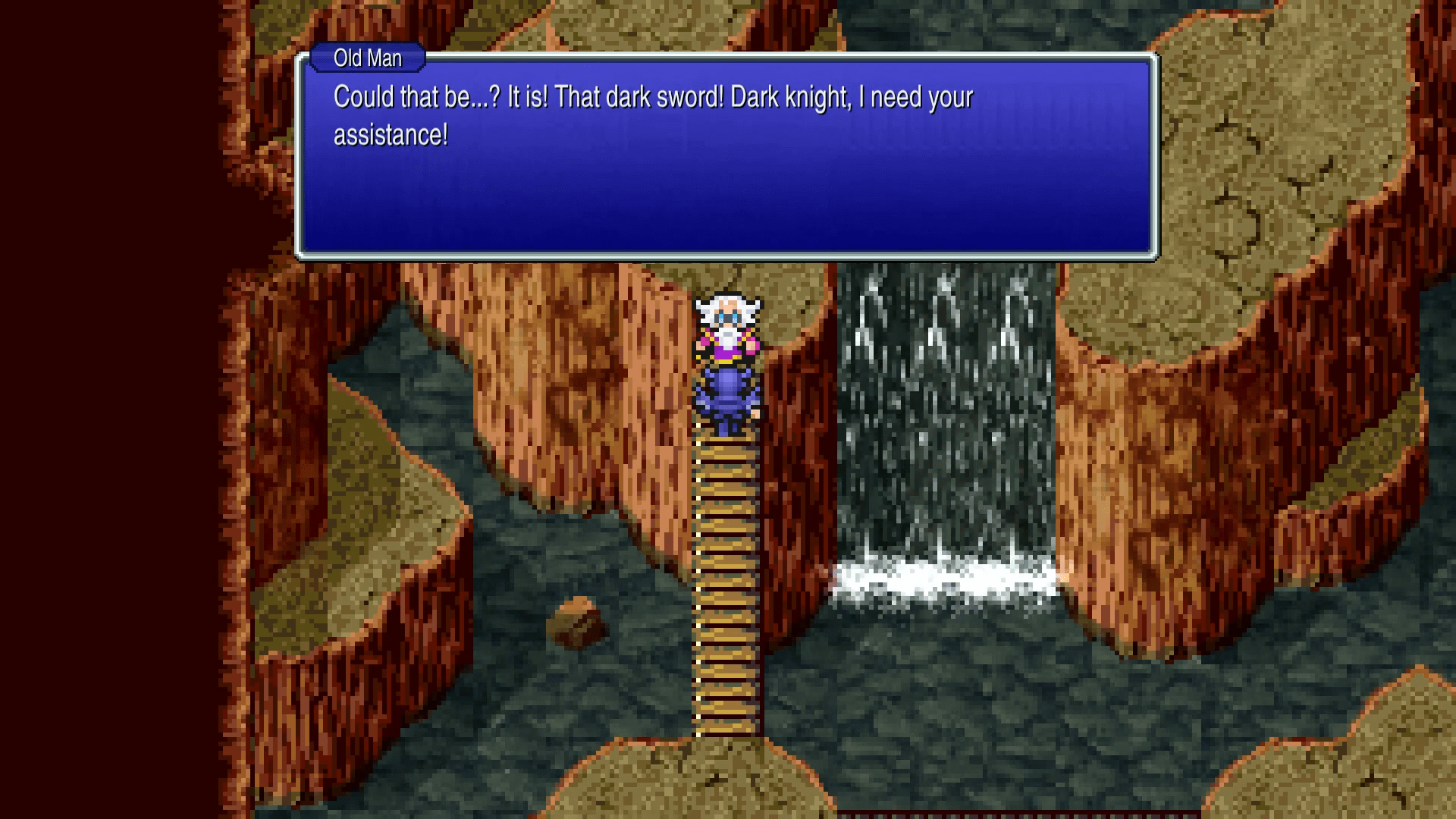 Sage Tellah joins the party in the Underground Waterway