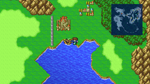 Final Fantasy 5 Pixel Remaster - Karnak & Fire-Powered Ship