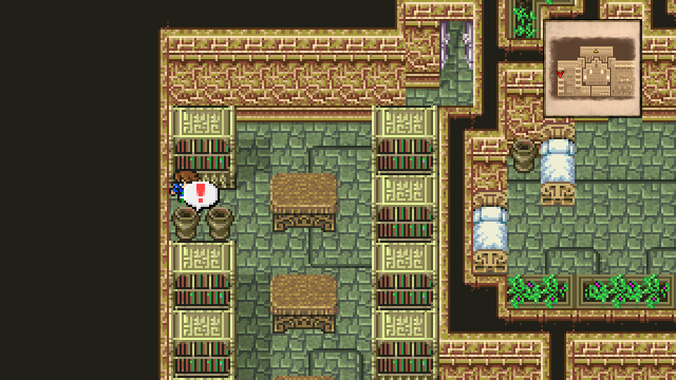 Step 3 - urn in the western room. A toad pops out.
