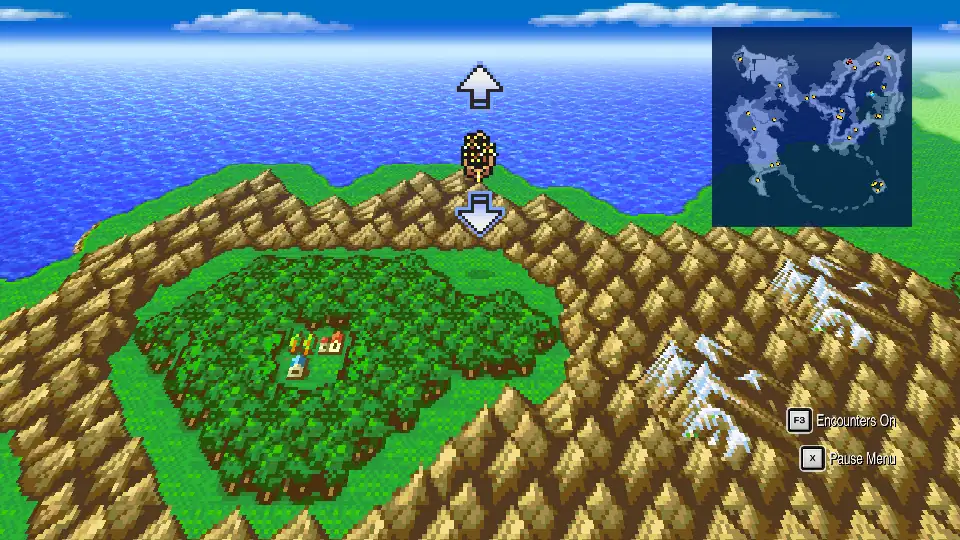 The airship action menu showing the Boost arrow option