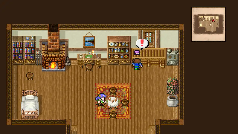 Examine the music box inside Bartz's House.