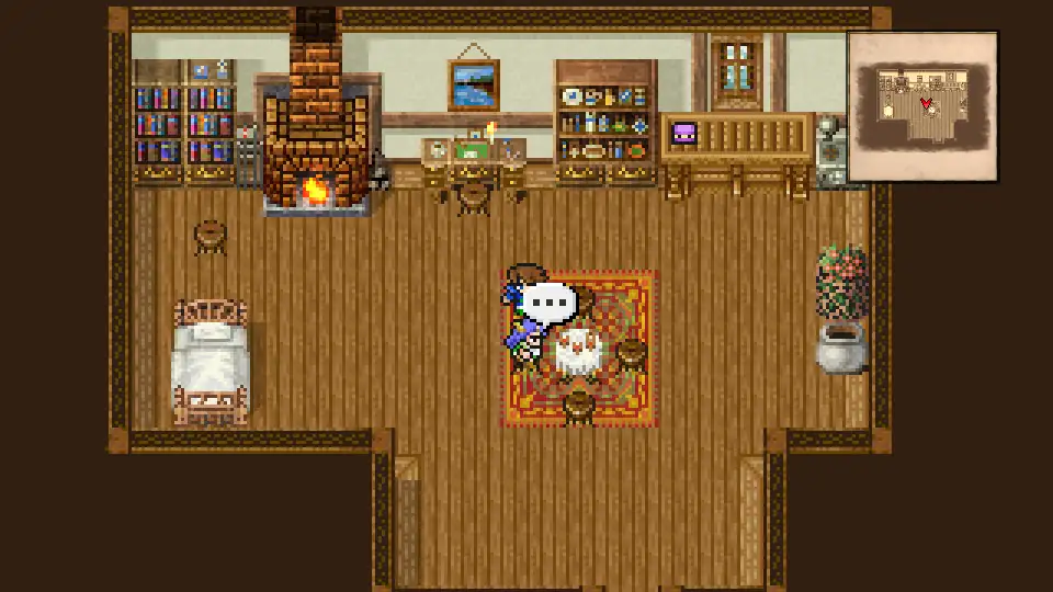The person inside Bartz's House who teaches Alluring Air