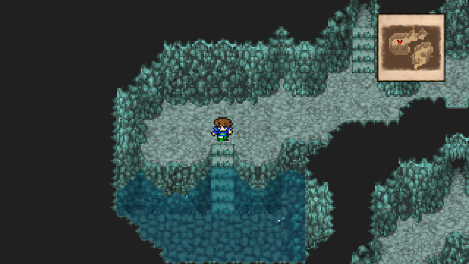 The healing spring at the centre of Cave 1F